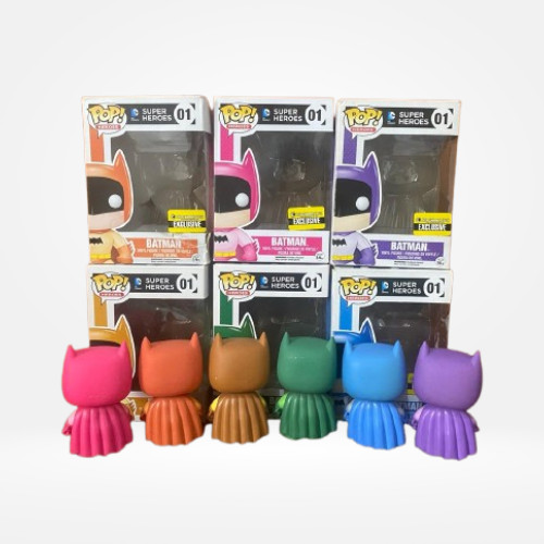 Set Dc Batman Rainbow 75th Anniversary | Funko Pop! - Batman Rainbow 75th Anniversary - #1