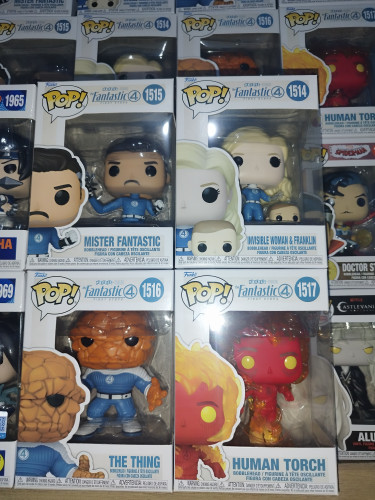 Funko Pop Set Quarteto Fantástico-Fantastic Four-1517