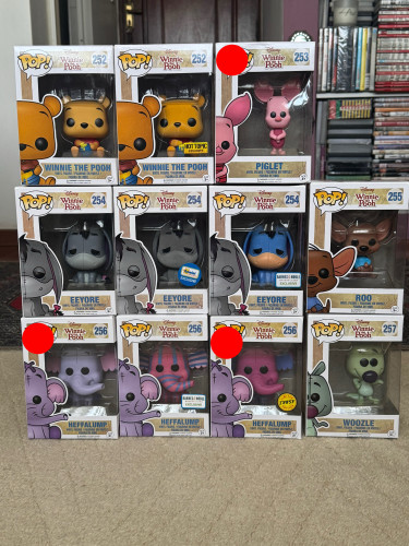 Set Vaulted Ursinho Pooh (puff) Completo Com 11 Pops, Chase E Exclusivos-Winnie The Pooh-252