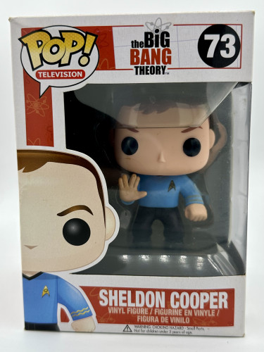 Funko Pop Sheldon Cooper (star Trek)-The Big Bang Theory-73