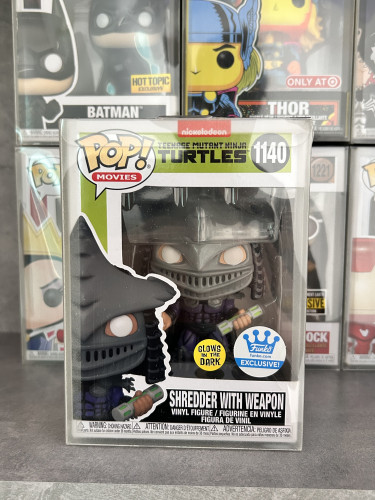 Funko Pop Shredder with Weapon - Glows in the dark - Teenage Mutant Ninja Turtles - #1140