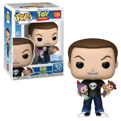 Funko Pop Sid #1598 - Exclusive Special Edition - Disney Pixar Toy Story  #1598