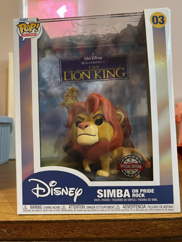 Funko Pop Simba On Pride Rock #03-Disney Rei Leao-03