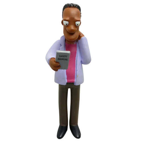 Action Figures Simpsons - Carl Carlson (cód 071)-Os Simpsons-