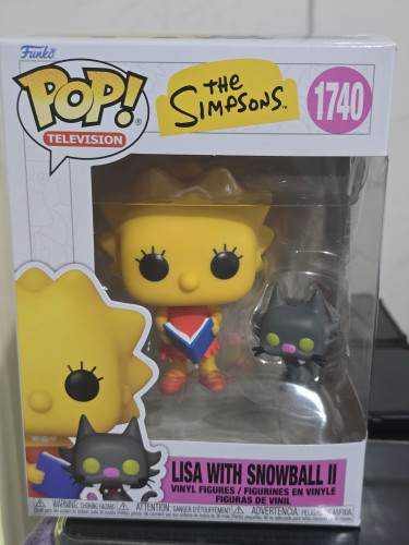 Simpsons - Lisa with snowball #1740 Funko POP! #1740 - Produto Original
