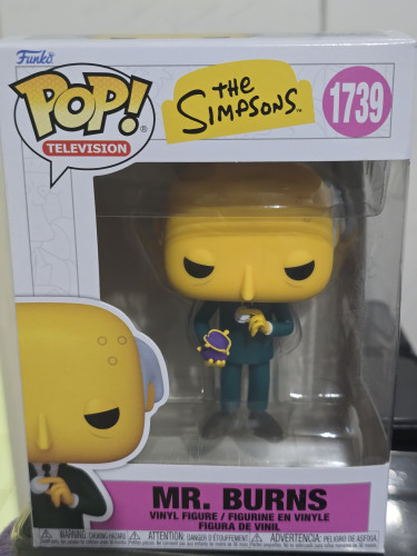 Simpsons - Mr. Burns #1739 FUNKO POP #1739 - Produto Original