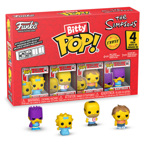 Simpsons Maggie Séries3 Pack4 Bitty Pop The Simpsons #85709 - Produto Original