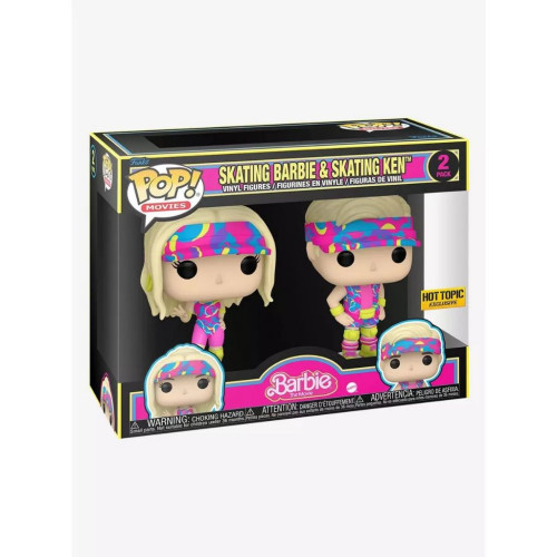Skating Barbie & Skating Ken - Hot Topic Barbie The Movie #2 - Produto Original