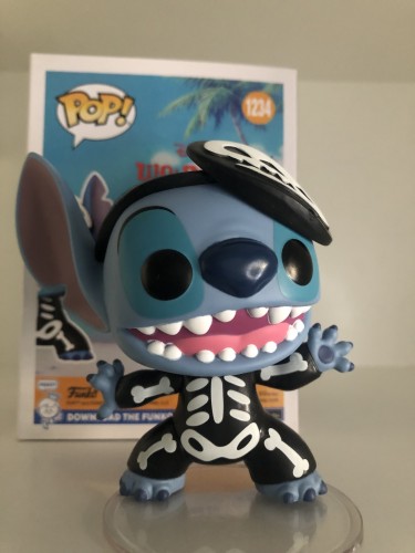 Funko Pop Skeleton Stitch - Chase - Glows In The Dark - Exclusico - - Disney Lilo & Stitch - #1234