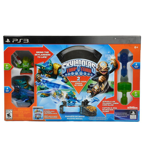 Skylanders Trap Team Starter Pack PS3 Lacrado Jogo + Portal + Bonecos Ps3 # - Produto Original