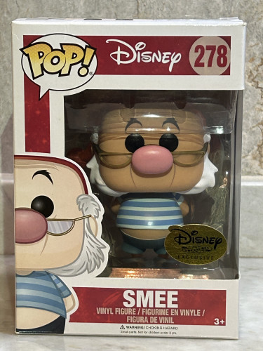 Funko Pop Smee 278 - Exclusivo Box Disney Treasures - Disney Peter Pan #278 - Produto Original