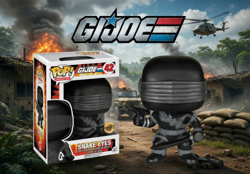 Funko Pop Snake Eyes Bait Exclusive Gi Joe #42 - Produto Original