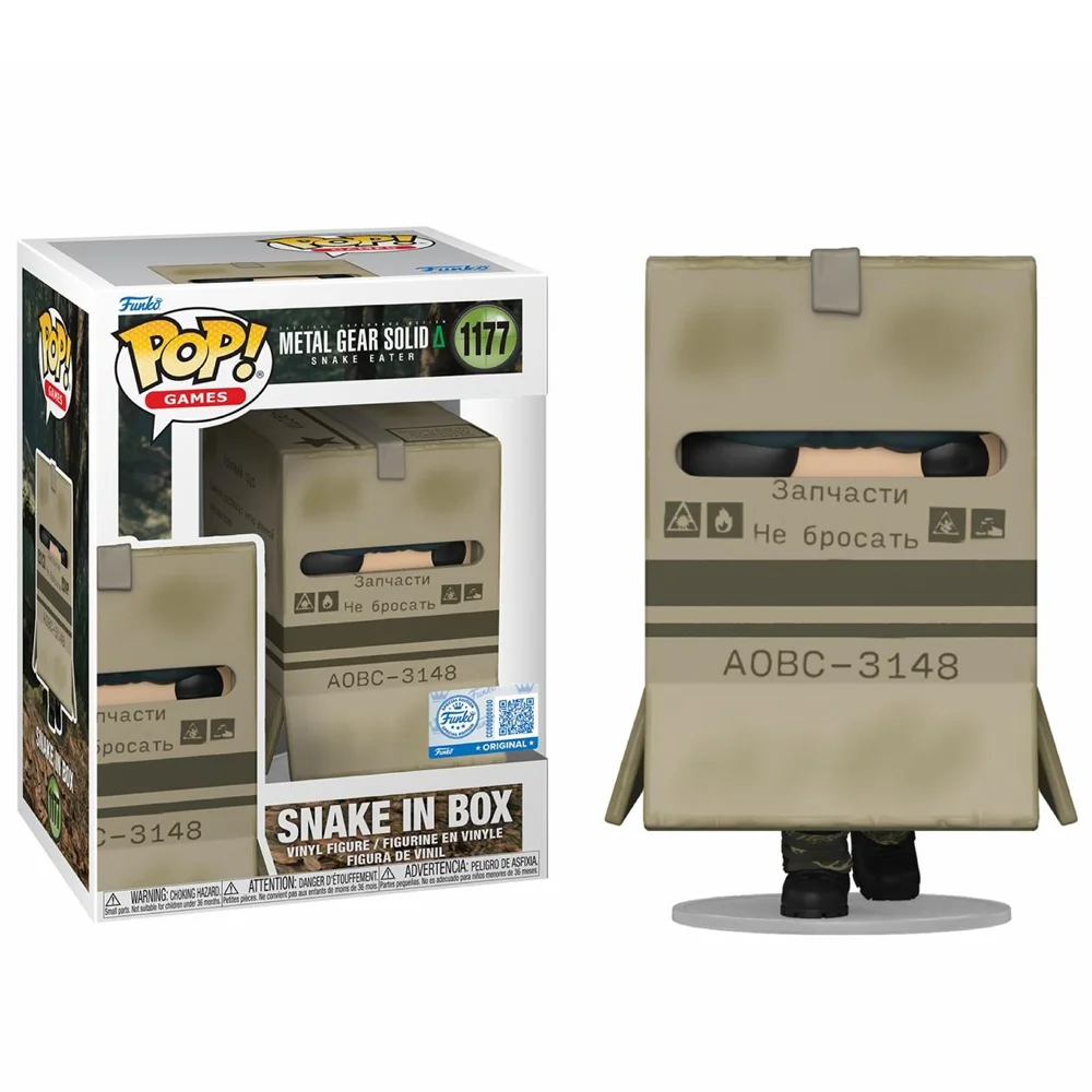 Snake in Box Exclusive Exclusive - Metal Gear Solid #1177 - Produto Original