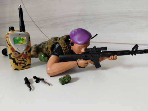 Action Figures Soldado de controle remoto - Super Field Army-Soldado-