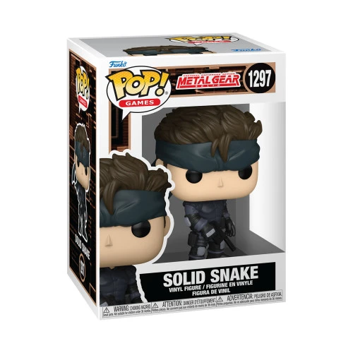 Funko Pop Solid Nake - Metal Gear Solid  #1297