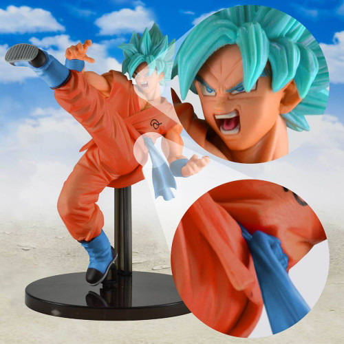 Action Figures Son Goku Super Saiyan Blue - Goku Fes - Dragon Ball Super - #