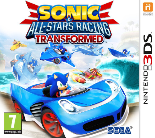 Sonic & All-Stars Racing Transformed 3DS Usado (sem Caixa)-Nintendo 3DS-