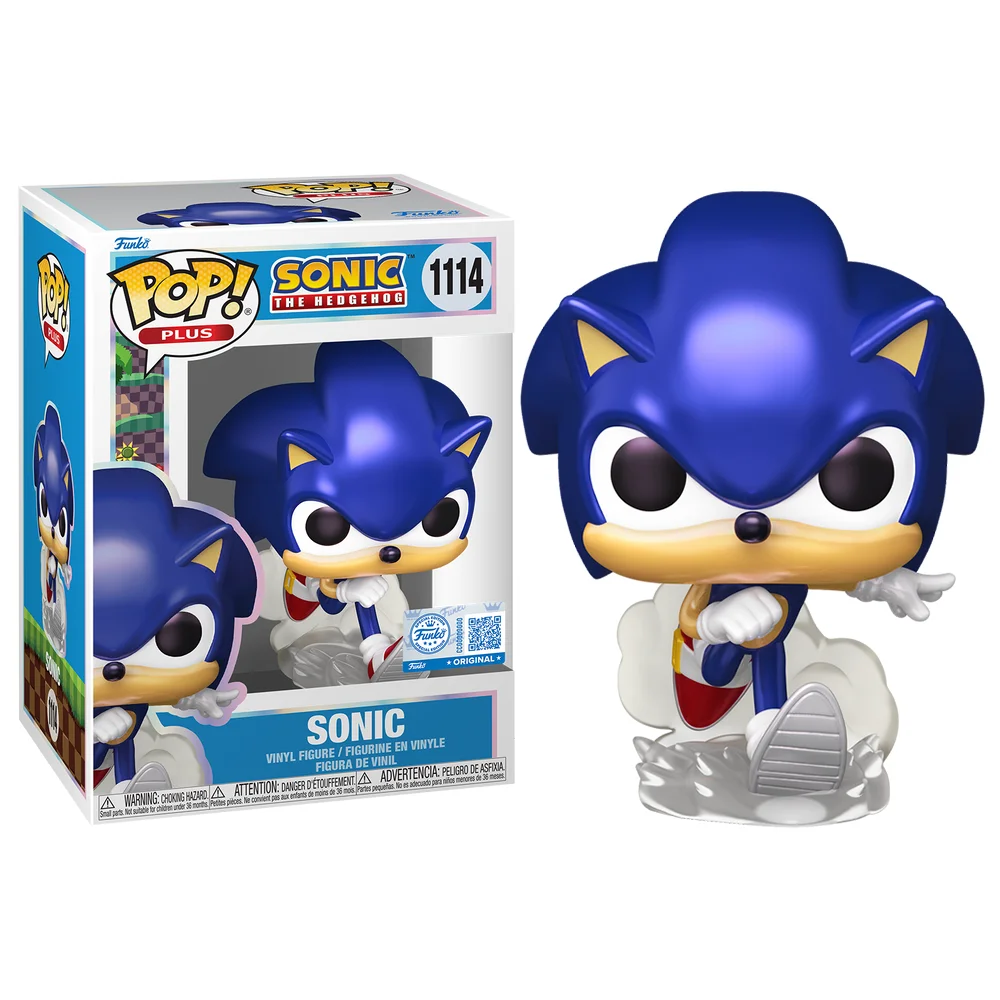 Funko Pop Sonic 1114 Plus Exclusivo Games - Sonic The Hedgehog - #1114 - Funko Pop - #1114 FUNKO POP #1114 - Produto Original