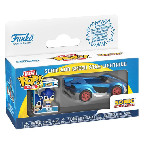 Sonic And Speed Star Lightning Funko Bitty Pop Sonic #92960 - Produto Original