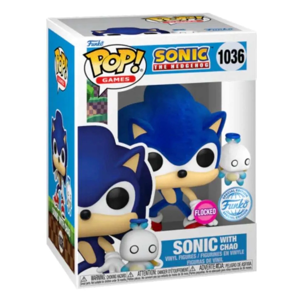 Funko Pop Sonic with Chao - Sonic - #1036