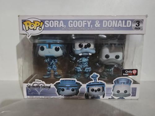 Funko Pop Sora, Goofy, & Donald-Kingdom Hearts-3