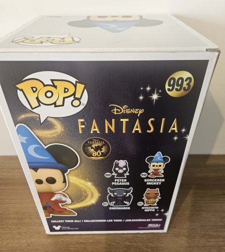 Funko Pop Sorcerer Mickey Fantasia Super Sized Walmart Exclusive10 Polegadas - Disney Fantasia 80th - #993