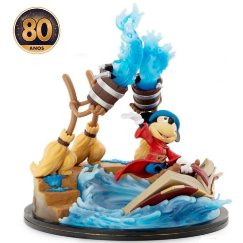 Sorcerer Mickey Q-Fig MAX Elite Disney Fantasia # - Produto Original
