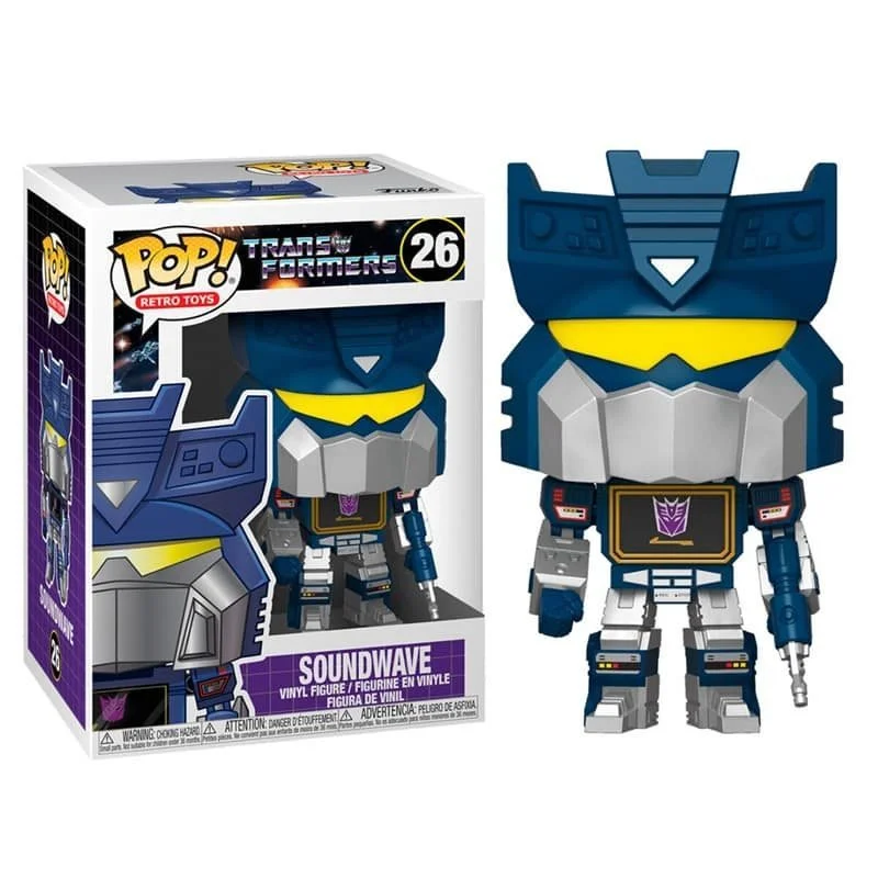 Soundwave 26 Transformers Funko Pop - Transfomers - #26 - Funko Pop - #26 FUNKO POP #26 - Produto Original