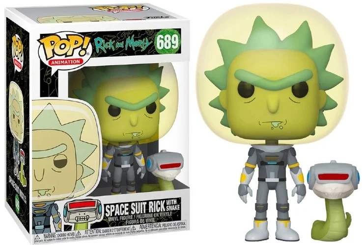 Space Suit Rick with snake Rick And Morty #686 - Produto Original