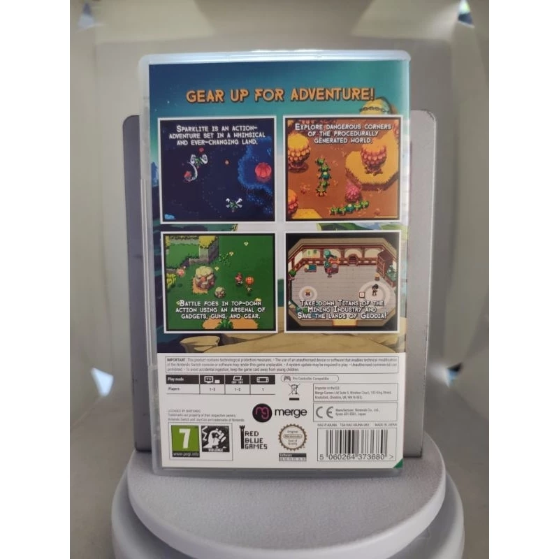 Sparklite Switch Usado Mídia Física Europeu - Nintendo Switch - #