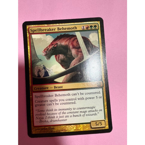 Spellbreaker Behemoth Oversized Player's Rewards MPR Promo - MTG Magic Magic: The Gathering # - Produto Original