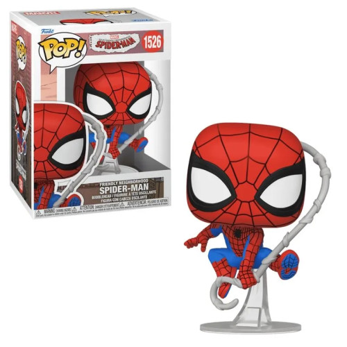 Funko Pop Spider-Man-Marvel Your Friendly Neighborhood Spider-Man-1526