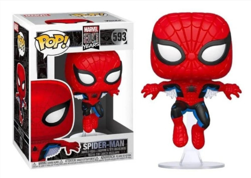 Funko Pop Spider-man (80th First Appearance)-Marvel 80 Years-593