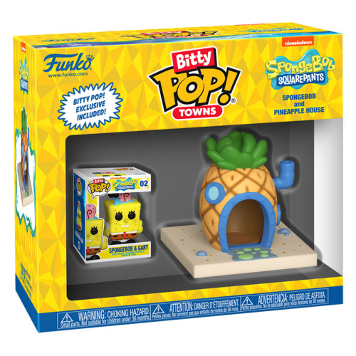 SpongeBob and Pineapple House Funko Bitty Pop Bob Esponja Bob Esponja #83638 - Produto Original