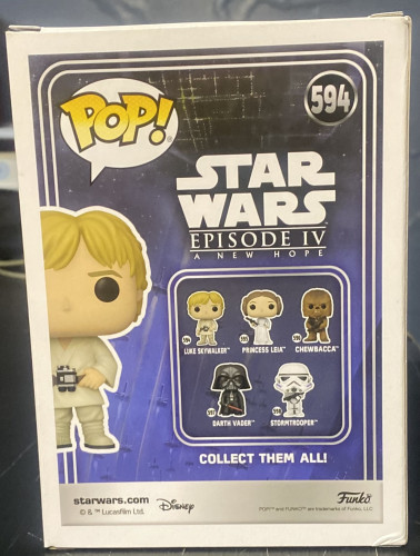 Star Wars Funko Pop! Luke Skywalker - Star Wars - #594