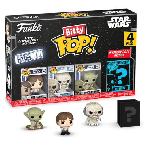 Star Wars Han Solo Pack4 Bitty Pop Star Wars #83670 - Produto Original