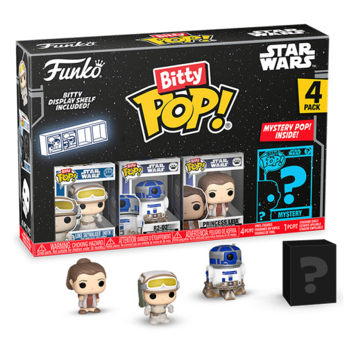 Star Wars Luke Skywalker Pack4 Bitty Pop Star Wars #83668 - Produto Original