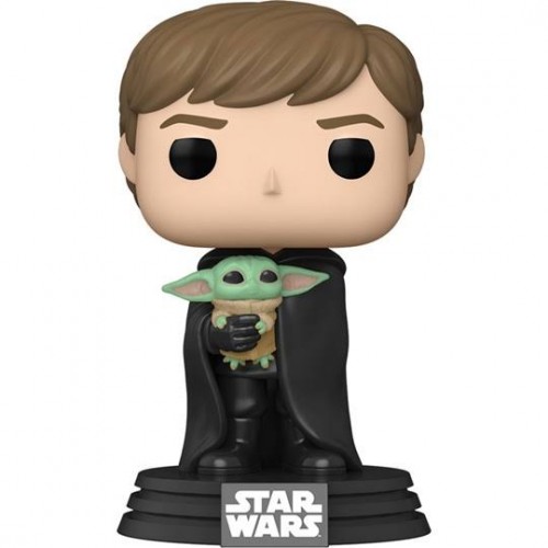 Funko Pop Star Wars Luke Skywalker E Grogu-Star Wars The Mandalorian-485