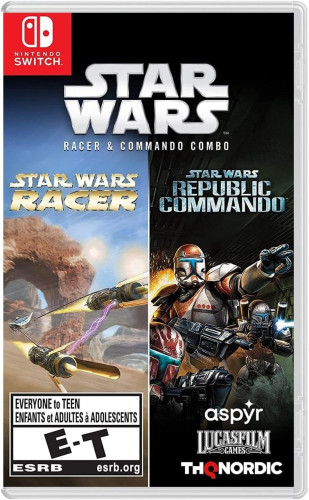 Star Wars Racer e Commando - Switch Lacrado Mídia Física Americano-Nintendo Switch-