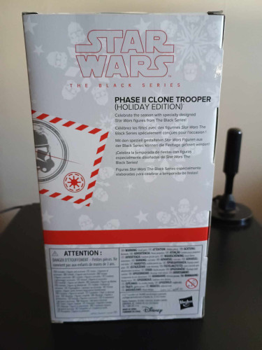 Action Figures Star Wars The Black Series Phase II Clone Trooper (Holiday Edition) Exclusive - Star Wars - #