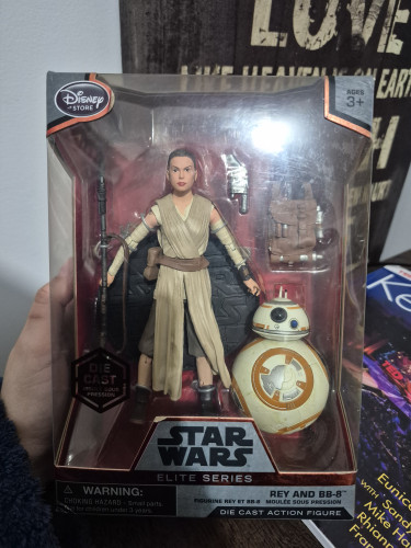 Action Figures Star Wars die cast - Rey e BB8-Star Wars-