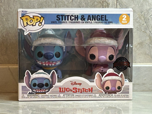 Funko Pop Stitch & Angel - Exclusivo - Selo  Special Edition-Disney Lilo & Stitch-002