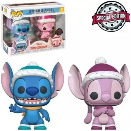 Funko Pop Stitch & Angel - Exclusivo - Selo  Special Edition Disney Lilo & Stitch #002 - Produto Original