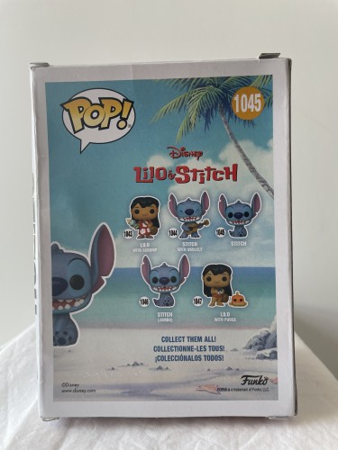 Funko Pop Stitch Flocked - Special Edition (Caixa Danificada) - Lilo E Stitch - #1045