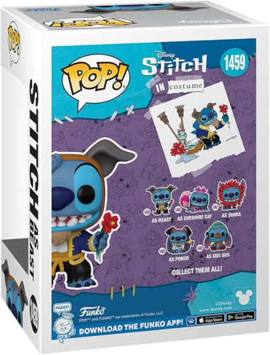 Funko Pop Stitch as Beast - Disney Stitch - #1459