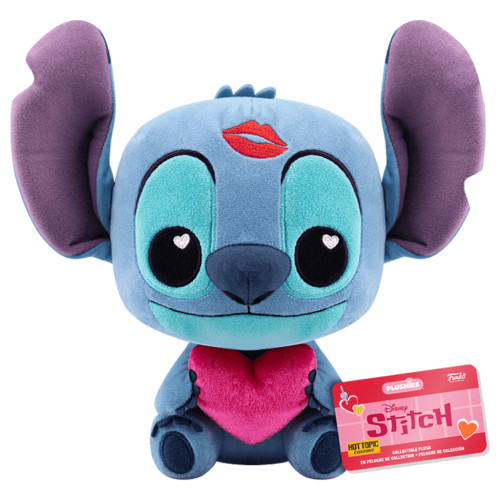 Stitch with Heart ExclusivoFunko Plush - Disney Pelúcia Disney Lilo E Stitch #84446 - Produto Original