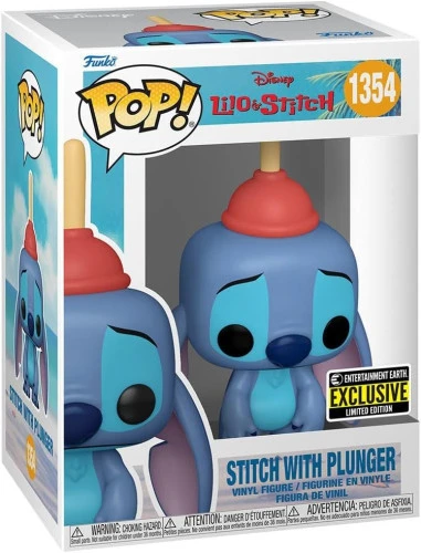 Stitch with Plunger - Entertainment Earth Exclusive - Disney Lilo & Stitch  #1354