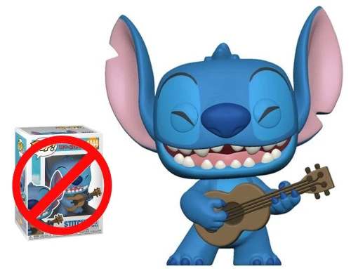 Funko Pop Stitch With Ukulele (sem Caixa) - Lilo & Stitch  #1044