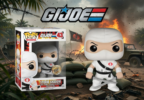 Funko Pop Storm Shadow Bait Exclusive Gi Joe #43 - Produto Original