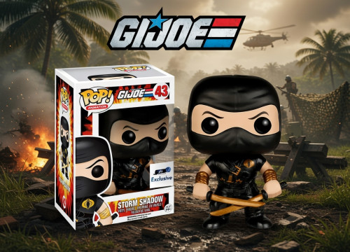 Funko Pop Storm Shadow Gts Exclusive Gi Joe #43 - Produto Original